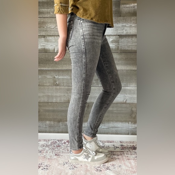 judy blue gray mid rise tummy control top skinny jeans shield pockets JB88862 - Picture 11 of 16